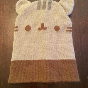 Pusheen Tan and Brown Kids Beanie